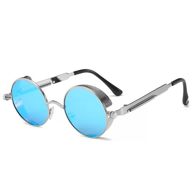 Round Retro Cool Shades. "Rodeo Rider" Sunglasses. Polarized lens. WickedYo